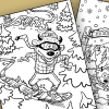 Forever Buffs coloring pages