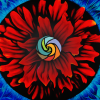 Red flower logo