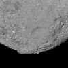 The craggy surface of the asteroid Bennu as seen from space