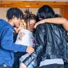 The game changers hugging