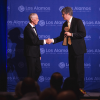 Gary Wall receives the Los Alamos Medal