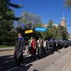 Graduate School procession during commencement