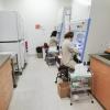 Lab workers at CU Boulder
