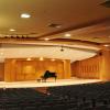 a grand piano in Grusin Hall