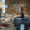 Student-employee rents equipment to a Rec Center visitor