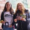 Students pick up Health Hut freebies