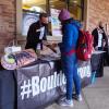Student visits a Health Hut on campus