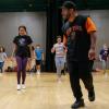 Larry Southall leads hip-hop class