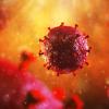 The HIV virus, a retrovirus, under the microscope