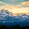 clouds and mountains
