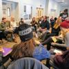 Image of students meeting 