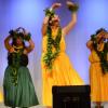 Hula dancers perform at CU Boulder's International Festival