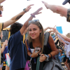 CU Boulder undergraduate Makayla Sileo participates in the Presidents Leadership Class first-year orientation in August 2019. (Photo by Jessie Kasynski/CU Boulder)