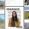A collage of social media posts celebrating 2020 commencement