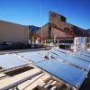 An array of radiative cooling modules on the CU Boulder campus.
