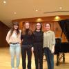 Researchers Reina Krumvieda, Indigo Farmer, Anastasiia Pavlenko, and Boheng Wang