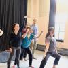 CU Boulder Playback Ensemble rehearses for upcoming workshops in Paonia.