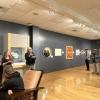 visitors at a collaborative exhibition