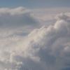 A shot of clouds in the sky
