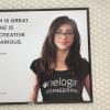 Facebook post with marketing ad of a woman engineer, and comments. 