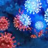 Illustration of a mutating virus variant