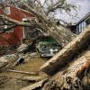 A home destroyed after Hurricane Katrina