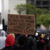 A sign seen at a Black Lives Matter protest