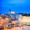 Jerusalem at night.