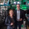 Henry Kapteyn and Margaret Murnane in their lab at JILA