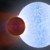 Artist's depiction of planet orbiting star