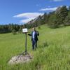 Kent Hutchison records a course in Boulder's Chautauqua Park