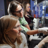 Kristi Anseth in lab 
