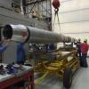 SDO/EVE calibration rocket assembly in White Sands, New Mexico. (Credit: LASP)