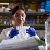 Laurel Hind in the lab