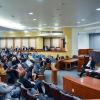 Conference in Wittemyer Courtroom