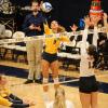 Leah Clayton playing on ETSU team
