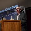 Chancellor Philip P. DiStefano speaks at a 2019 event.
