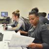 Students do work on computers