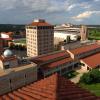 The area around the Duane Physics building