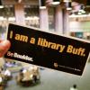 I am a library Buff sticker