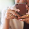 A person using a phone