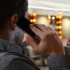 Man talking on cell phone