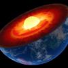 Graphic of Earth's interior