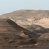 Panorama of Martian mountain