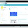 A laptop with MyMediaSite running on it