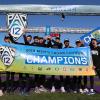 CU men's cross country team after winning the 2019 Pac-12 title