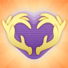 Illustration of antlers and a purple heart
