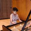 student playing piano