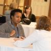 Attendees participating in the #SciWriMentoring session at the recently concluded conference at Penn State