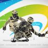 A graphic of Spencer Wood and Kyle Taulman skiing.